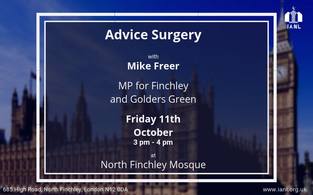 Meet your MP this Friday – Mike Freer Advice Surgery